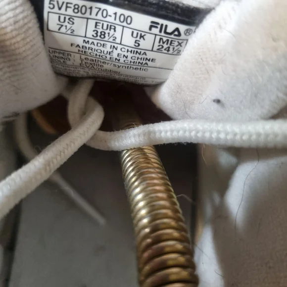 Fila All-White Athletic Sneakers - Picture 5 of 6